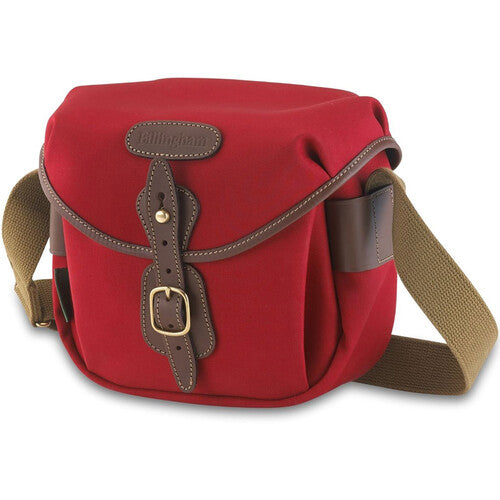 Billingham Hadley Digital Camera Bag - Burgundy Canvas / Chocolate Leather