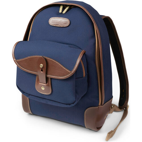 Billingham 35 Rucksack Camera Bag - Navy Canvas / Chocolate Leather