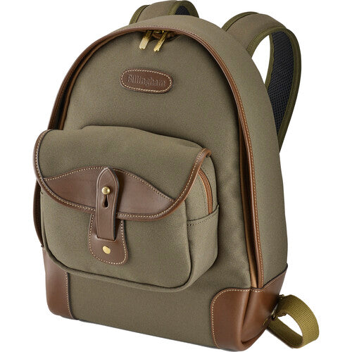 Billingham 35 Rucksack Camera Bag - Sage FibreNyte / Chocolate Leather