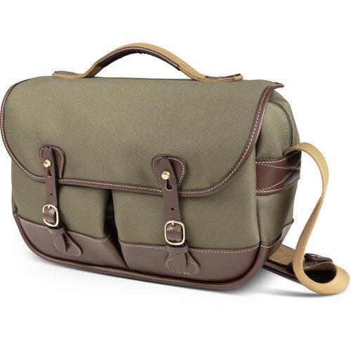 Billingham Mini Eventer Camera Bag - Sage FibreNyte / Chocolate Leather