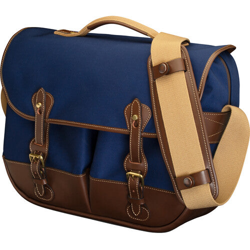 Billingham Eventer MKII Camera Bag - Navy Canvas / Chocoate Leather