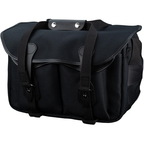Billingham 335 MKII Camera Bag - Black FibreNyte / Black Leather
