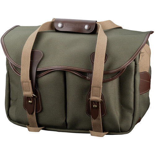 Billingham 335 MKII Camera Bag - Sage FibreNyte / Chocolate Leather