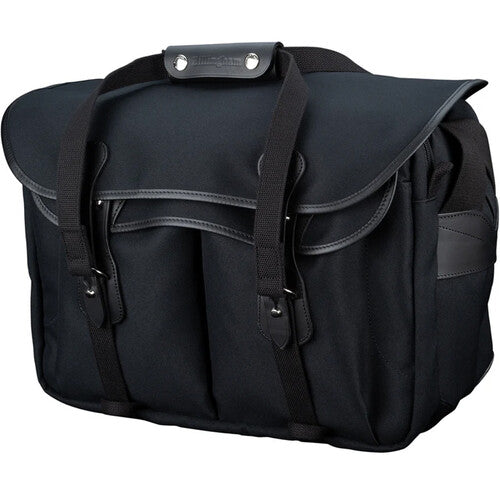 Billingham 445 MKII Camera Bag - Black FibreNyte / Black Leather