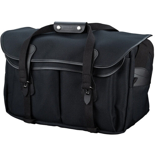 Billingham 555 MKII Camera Bag - Black FibreNyte / Black Leather