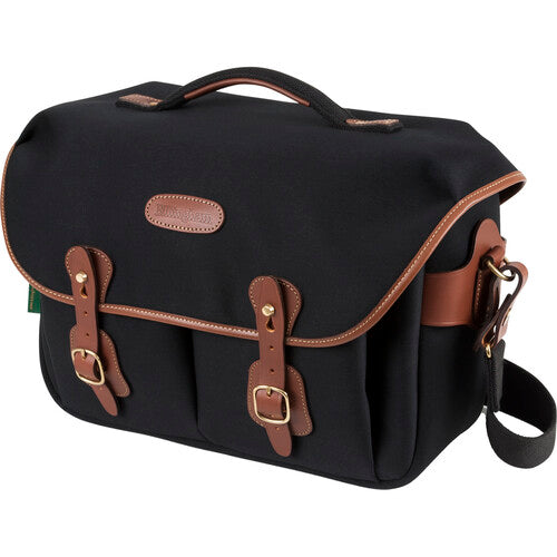 Billingham Hadley One Camera Bag - Black Canvas / Tan Leather