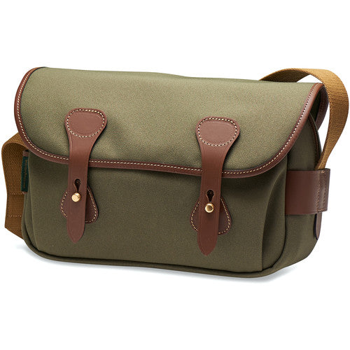Billingham S3 Camera Bag - Sage FibreNyte / Chocolate Leather