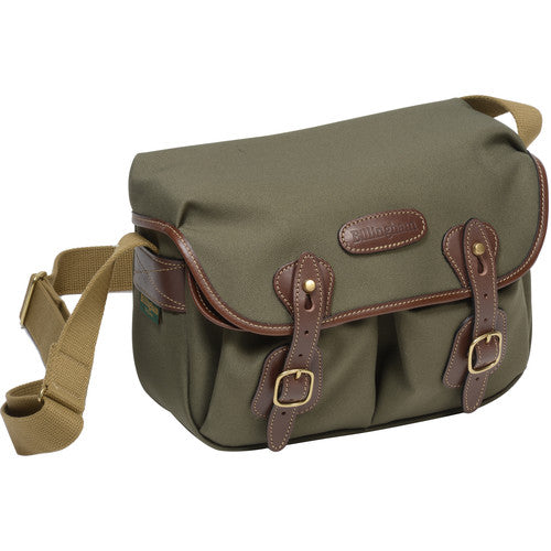 Billingham Hadley Small Camera Bag - Sage FibreNyte / Chocolate Leather