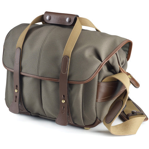 Billingham 307 Camera Bag - Sage FibreNyte / Chocolate Leather