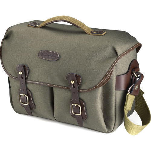 Billingham Hadley One Camera Bag - Sage FibreNyte / Chocolate Leather