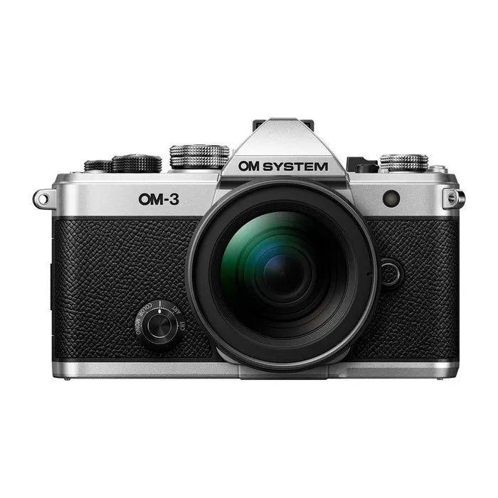OM System OM-3 Camera Body (Silver) with 12-45mm Lens