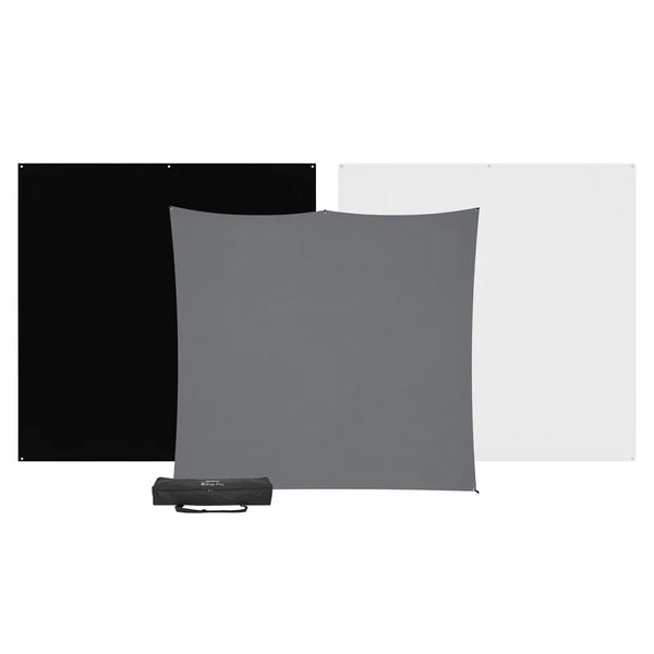 Westcott X-Drop Pro B/W/G 2.4m Background Kit