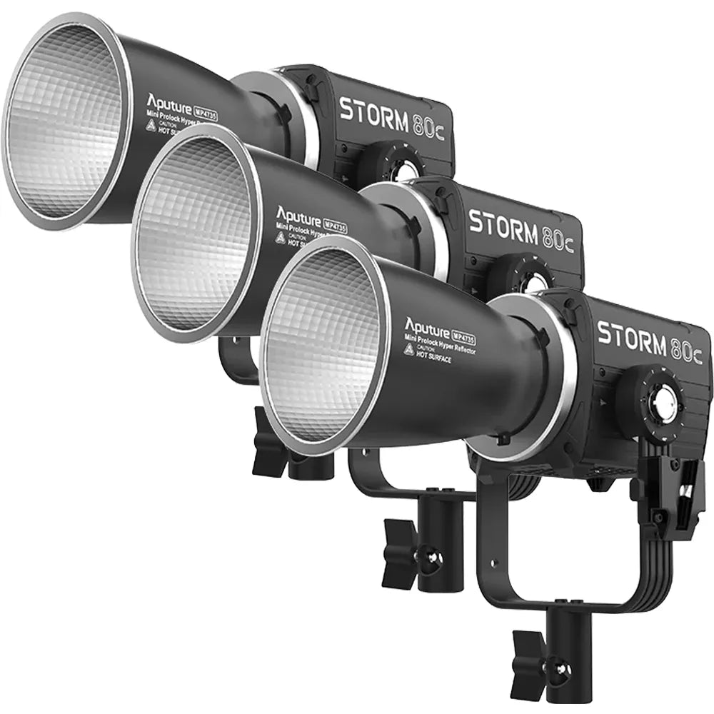 Aputure Storm 80C BLAIR-CG LED 3 Light Kit