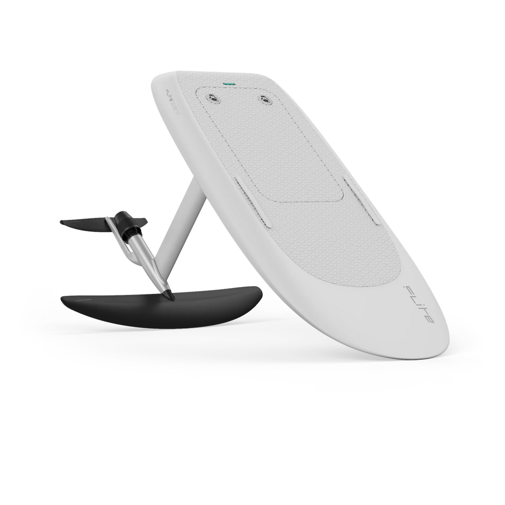 FLITEBOARD 100L White Board Carbon Classic Silver 75cm Mast Series 2.2