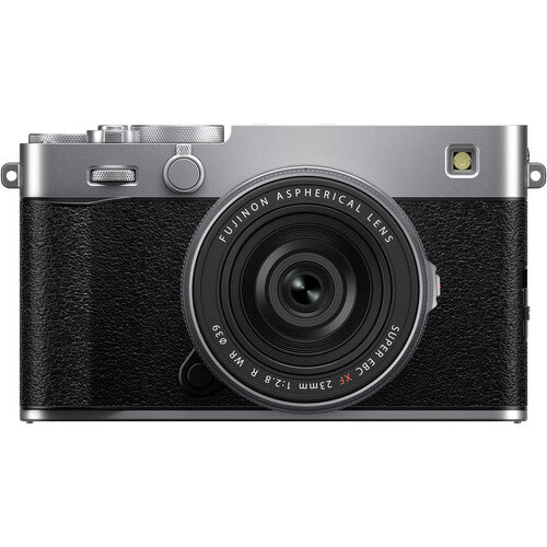 FUJIFILM X-E5 Mirrorless Digital Camera Body - Silver with XF 23mm f/2.8 Lens