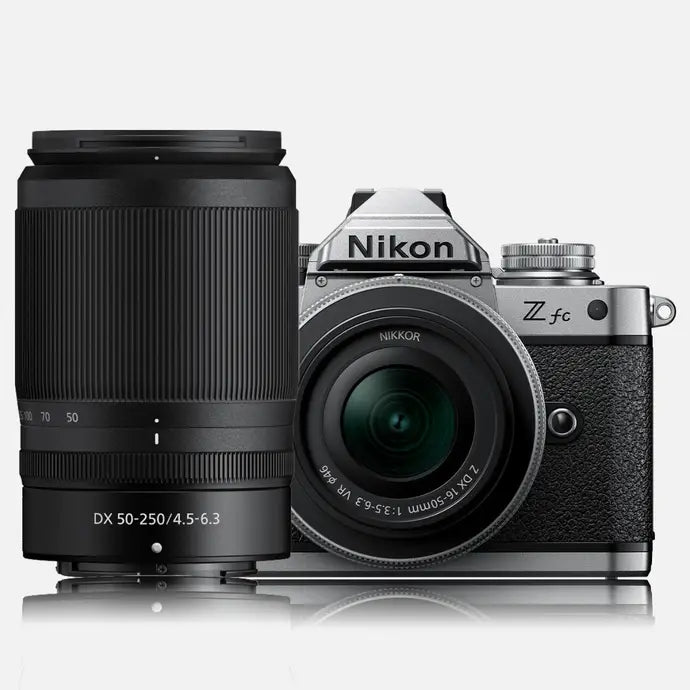 Nikon Zfc + NIKKOR Z DX 16-50mm & DX 50-250mm Lenses - Black