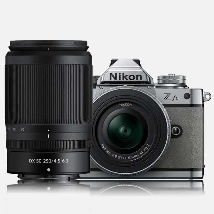 Nikon Zfc + NIKKOR Z DX 16-50mm & DX 50-250mm Lenses - Natural Grey