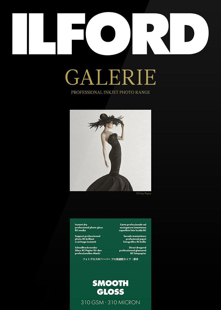 Ilford Galerie Smooth Gloss Paper 310GSM A3 - 25 Sheets