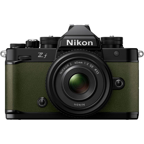 Nikon Z f Mirrorless Camera with NIKKOR Z 40mm f/2.0 SE Lens (Moss Green)