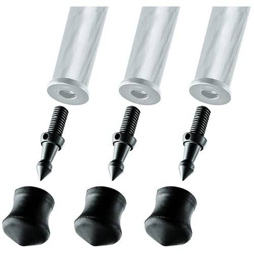 Gitzo Spike & Rubber Foot 30mm - 3/8'' Thread (3 Piece)