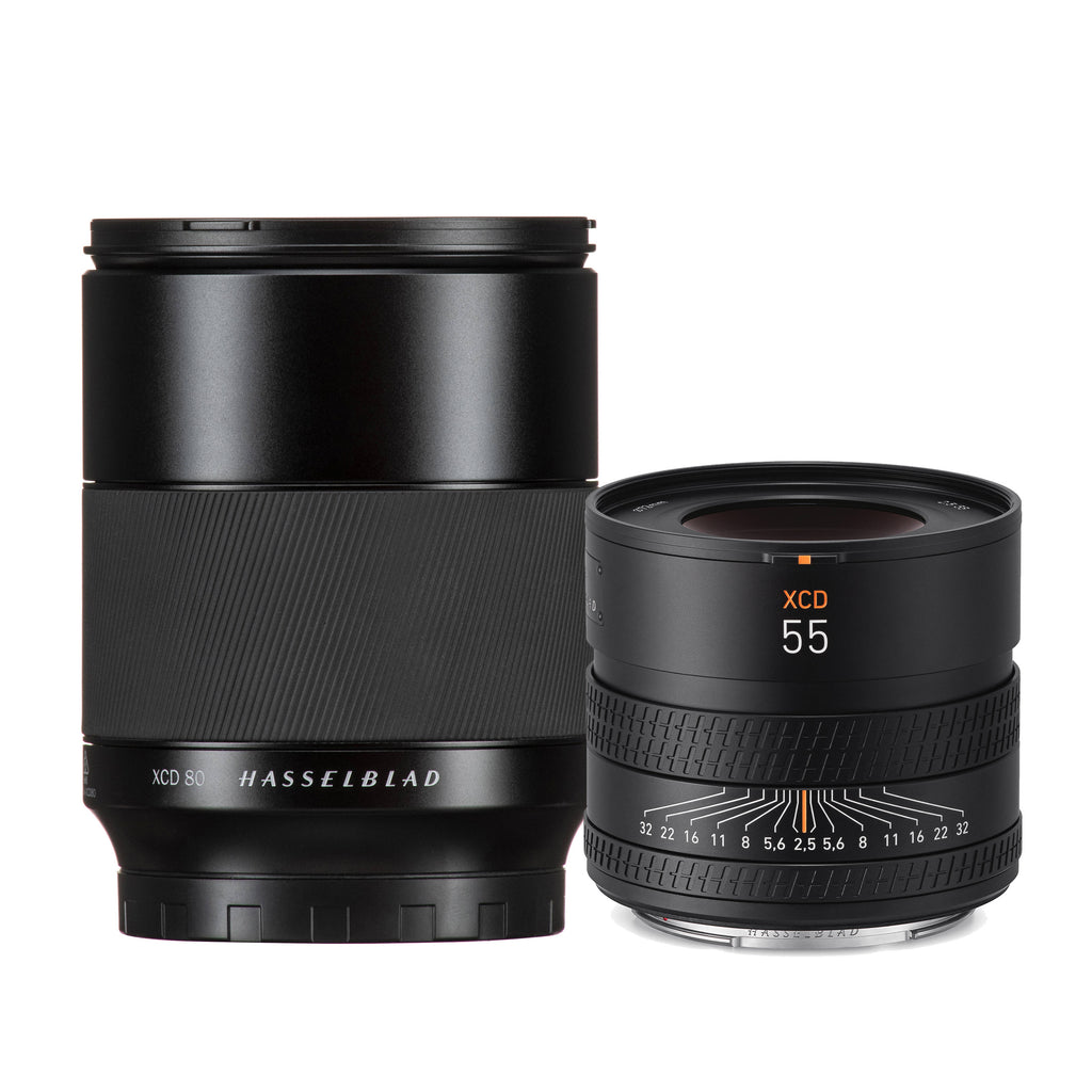 Hasselblad XCD 80mm f/1.9 Lens and XCD 55mm f/2.5 V Lens Kit
