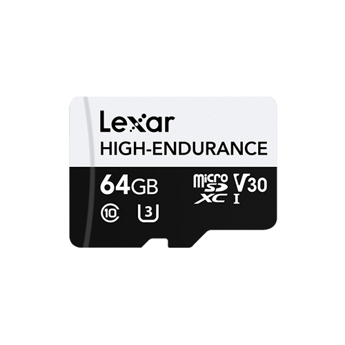Lexar High Endurance MicroSDHC UHS-I 64GB Memory Card