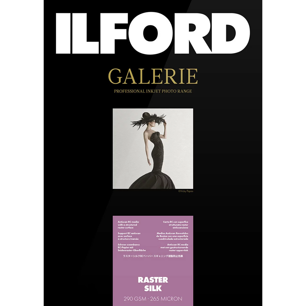Ilford Galerie Raster Silk Paper 310GSM A4 - 25 Sheets