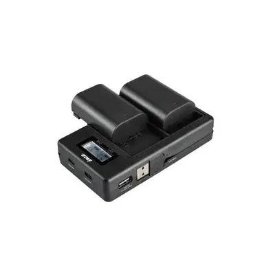 INCA Set Charger Dual SONY NP-FZ100 int USB, Micro & TypeC port LCD & PowerBank