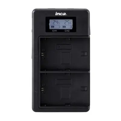 INCA Set Charger Dual SONY NP-FZ100 int USB, Micro & TypeC port LCD & PowerBank