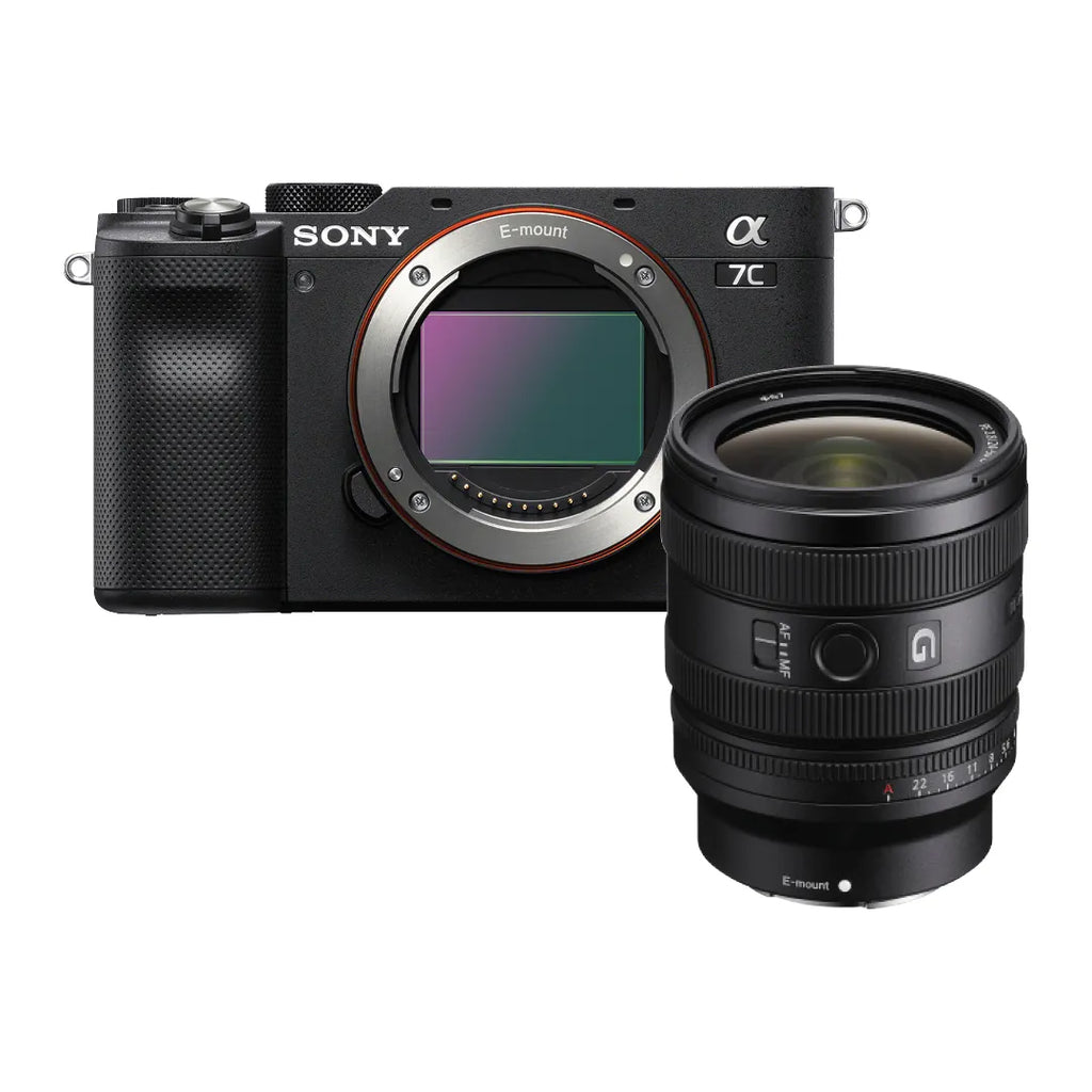  Sony A7C Mark II Body Black w/Sony FE 24-50mm f/2.8G Lens Compact System Camera