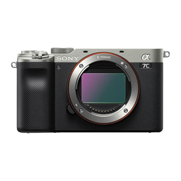 Sony A7C Mark II Body Silver w/Sony FE 24-50mm f/2.8G Lens Compact System Camera