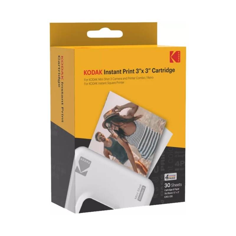 Kodak Instant 3X3 Camera Cartridge 30 Sheets