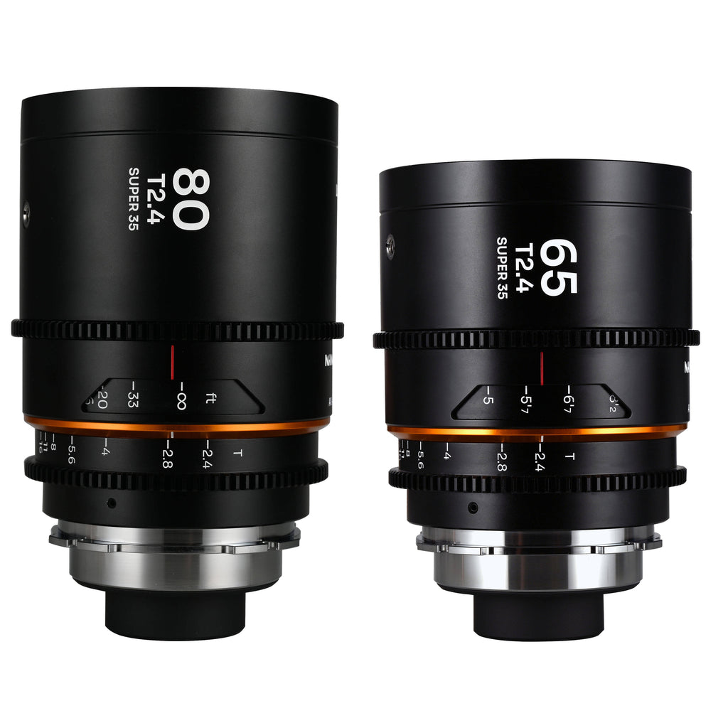 Laowa Nanomorph S35 Anamorphic Prime 2-Lens Bundle (Sony E, Amber Flare)