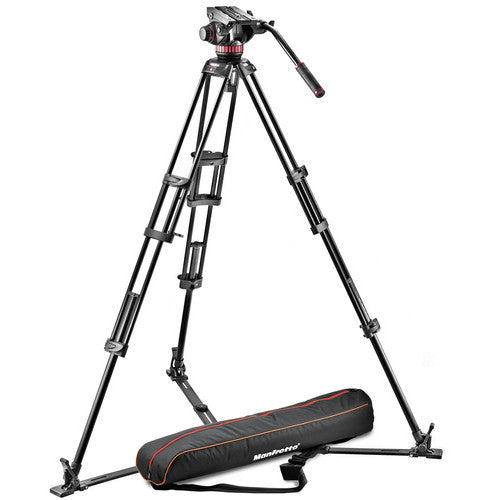 Manfrotto 546GB Video Tripod + 502 Fluid Video Head - 75mm Bowl