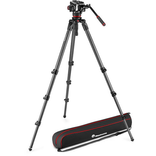 Manfrotto 536 Carbon Fibre Tripod + 504X Fluid Video Head