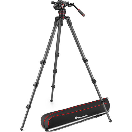 Manfrotto 536 Carbon Fibre Tripod + Nitrotech 608 Fluid Video Head