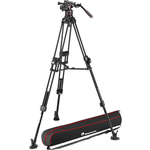 Manfrotto 645 Aluminium Tripod + Nitrotech 612 Fluid Video Head