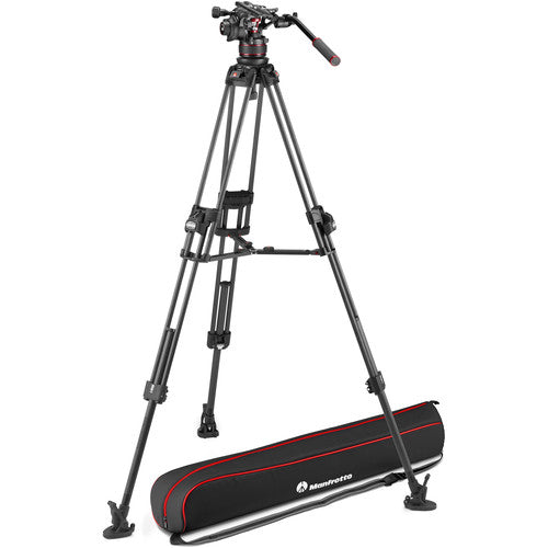 Manfrotto 645 Carbon Fibre Tripod + Nitrotech 612 Fluid Video Head