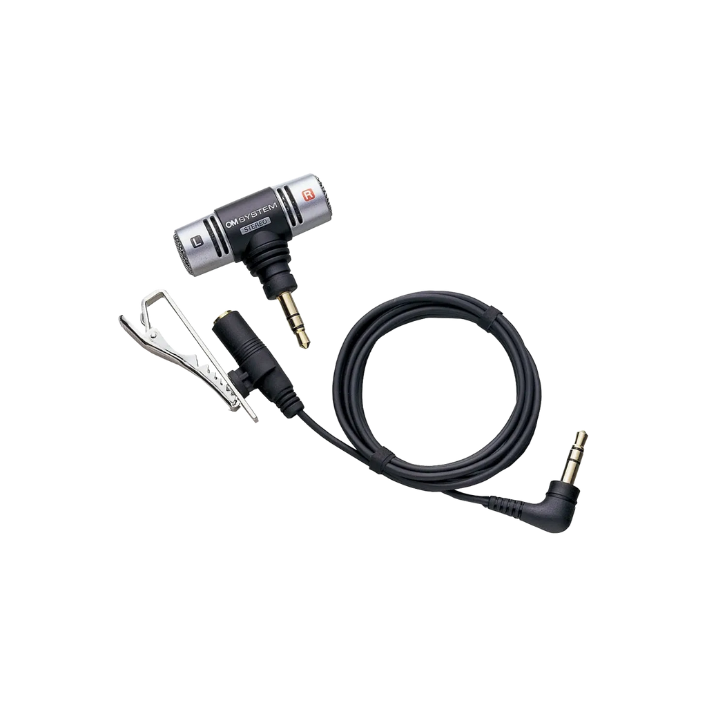 OM System ME-51SW Stereo Lavalier Microphone