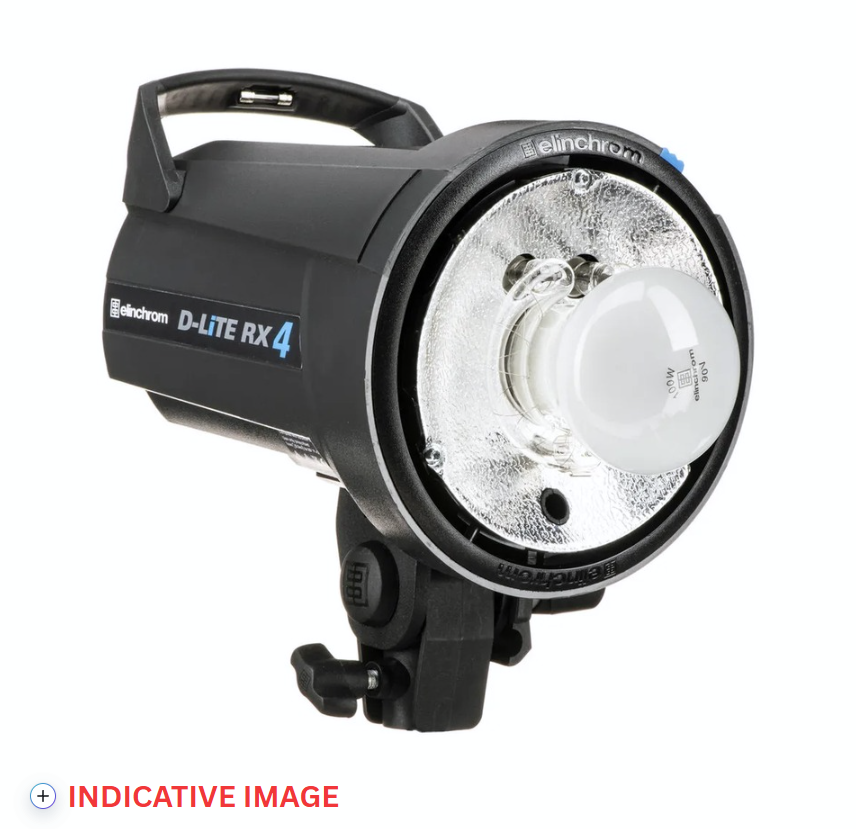 Elinchrom D-lite 4 Kit (2x heads, with cables, case, 1 reflector)(Second Hand)