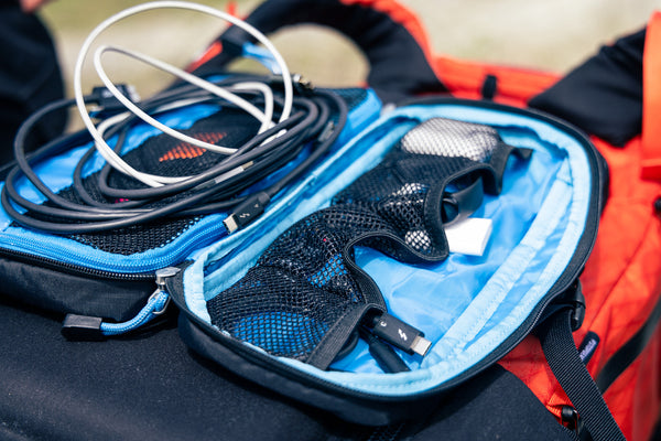 F-stop Large Accessory Pouch (Grey/Black Zipper)