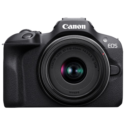 Canon EOS R100 Mirrorless Camera with RF-S 18-45mm IS STM Lens