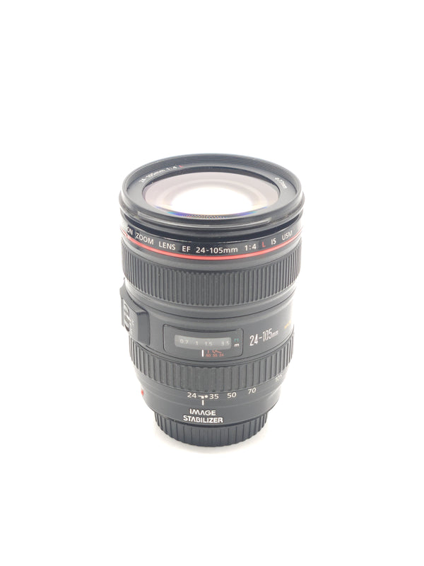 Pre-Owned Canon EF 24-105mm f/4L IS USM Lens with Caps & Hood 1025366 (Second Hand)
