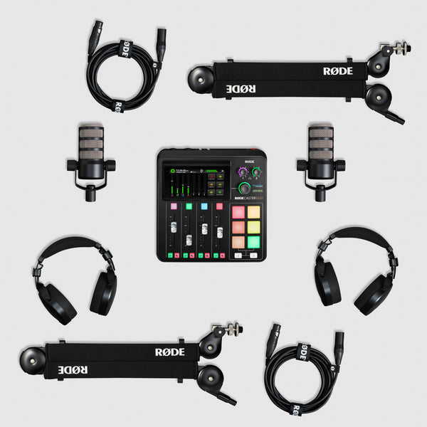 Rode RODECaster Podcaster Bundle (Two-Person Podcast Kit)
