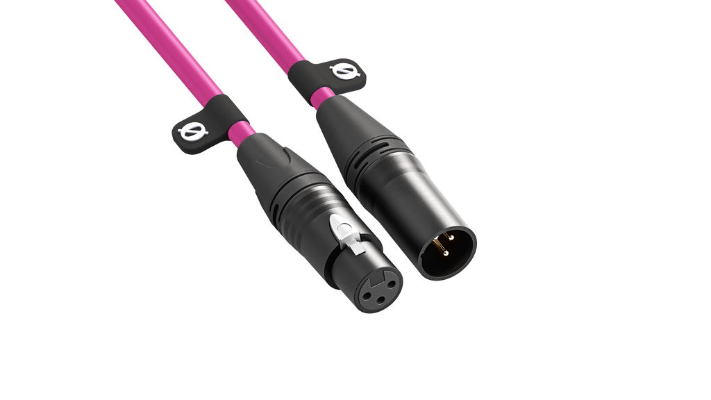 RODE XLR Male to XLR Female Cable (Pink, 3m)