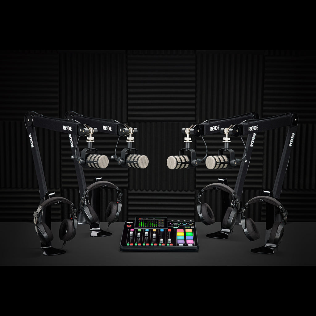 Rode RODECaster Pro II Four-Person Podcast Kit (Ultimate Podcaster Bundel)