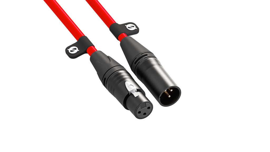 RODE XLR Male to XLR Female Cable (Red, 3m)