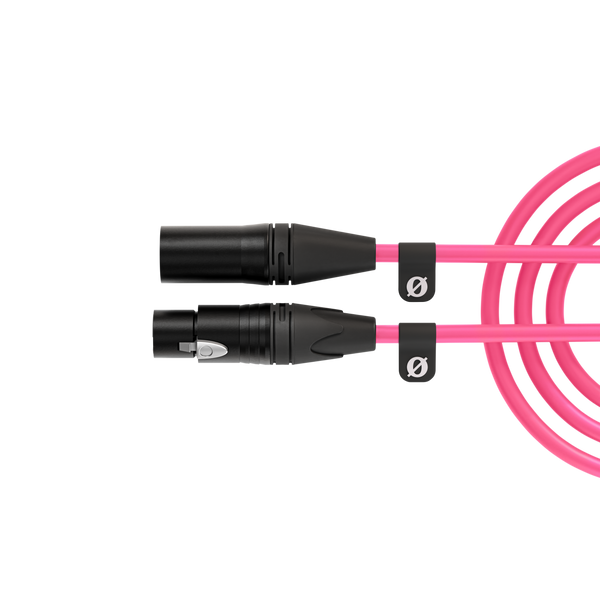 RODE XLR Male to XLR Female Cable (Pink, 3m)