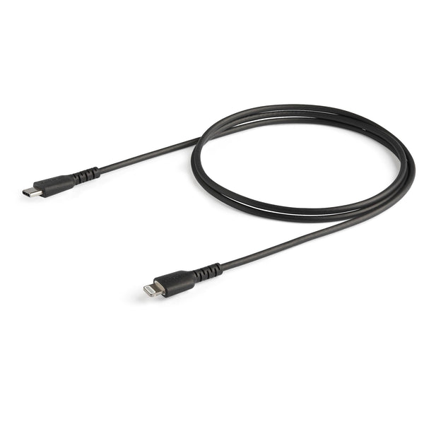 StarTech 1m Apple Lightning and USB-C USB Charger Cable - Black