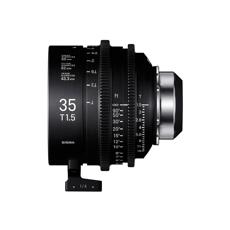 Sigma 35mm T1.5 Cine Lens - PL Mount + i-Technology